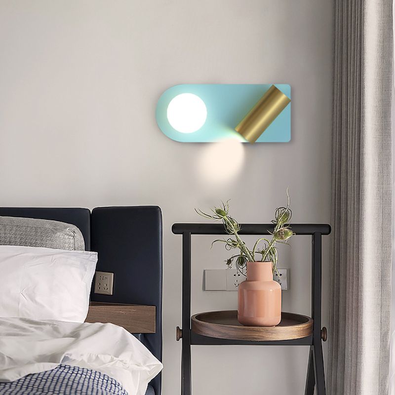 Geometric Wall Sconce Modern Metal 2 Lights Wall Mounted Lights
