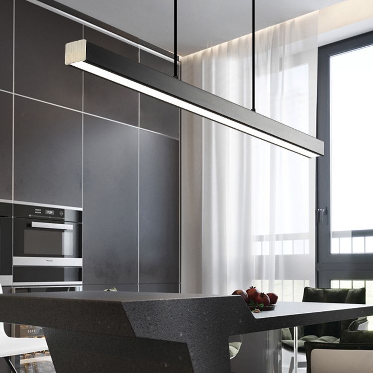 LED HORTING LED MODERNE RECTANGE LED ÉCLAIRAGE DE SIMPLICITÉ DE SIMPLICITÉ POUR BUREAU