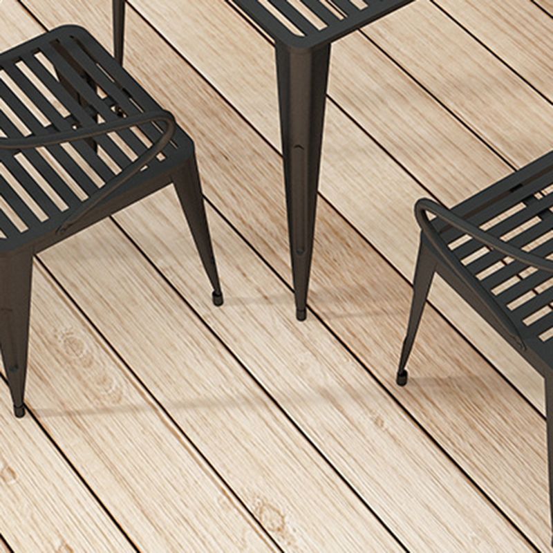 Modern Style Metal Dining Set 1/2/5/7 Pieces Dining Table Set for Outdoor