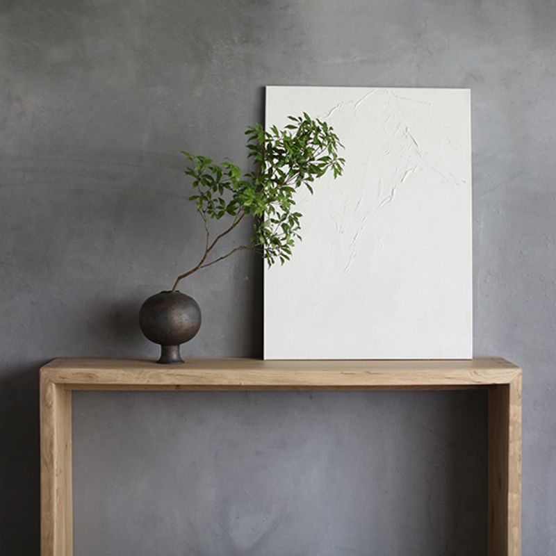 12 Inch Wide Accent Table Mid-Century Modern Rectangle Console Table