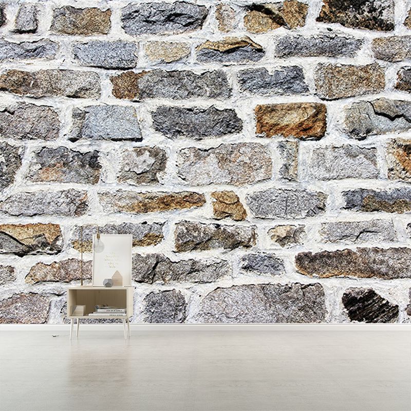 Industrial Style Brick Wall Mural Wallpaper Horizontal Photography Bathroom Wall Art