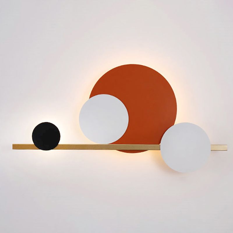 Geometry Shape Wall Lights Modern Style Metal Wall Mounted Light Fixtures