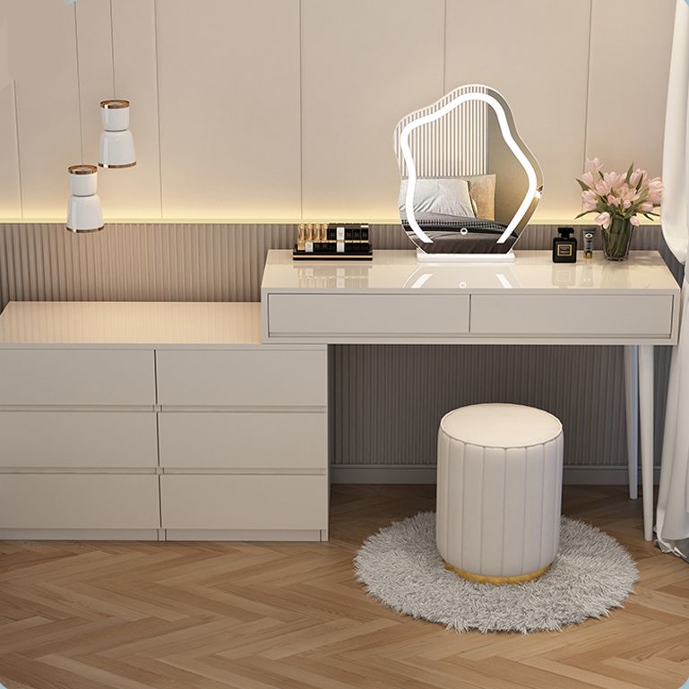 Contemporary Simple Vanity Make up Dressing Table with Storage Drawers