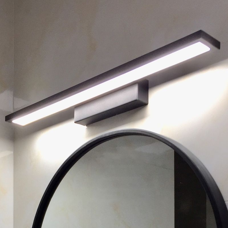 Lampada a specchio semplice a LED Moderna camera da bagno per bagno con applique