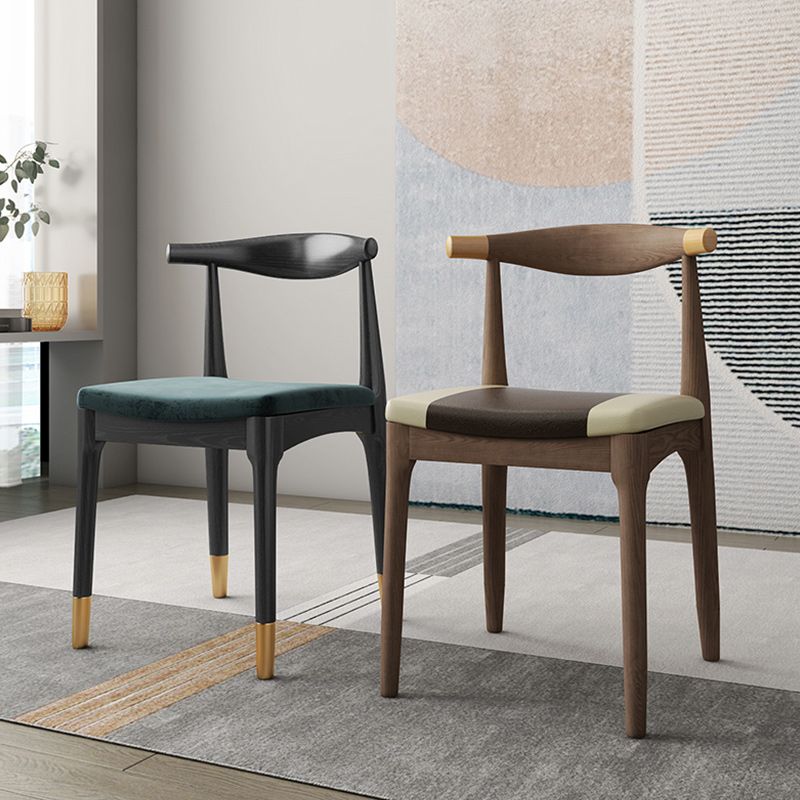 Entryway Dining Chairs Armless Wooden Dining Room Chairs for Kitchen