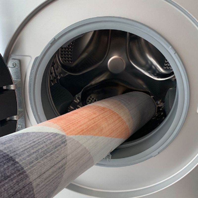 Minimalist Area Rug Geometric Print Carpet Non-Slip Backing Polyster Rug for Living Room