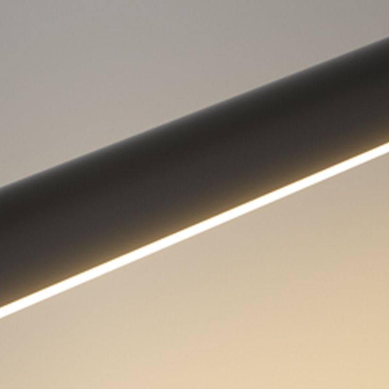 Moderner Aluminium Wandleuchte gerade schwarze Wandleuchten für Wohnzimmer