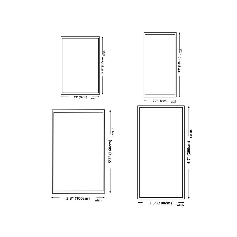 Traditionele tribale vloerkleed tapijtvlekbestendig binnenvleed voor woningdecoratie