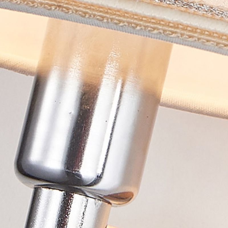 Modernist Wall Sconce Tapered Wall Light Fixture with Fabric Shade for Bedroom