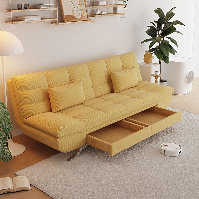 21" Wide Glam Sleeper Sofa Pillow Included Storage Sleeper Sofa