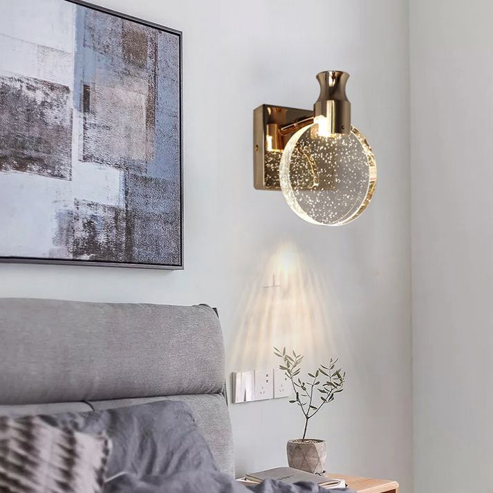 Noordse lichte extravagante stijl gewapende ijdelheid SCONCE Lights Crystal Single Vanity Lamp