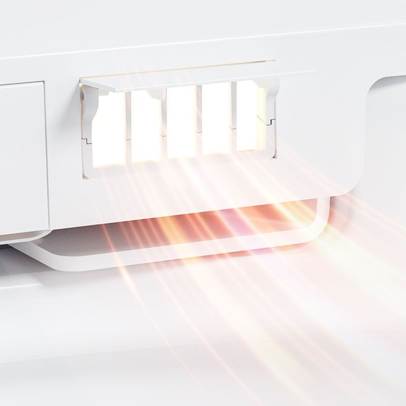 Round Floor Mount Bidet in Green Stain Resistant Deodorizing Smart Toilet