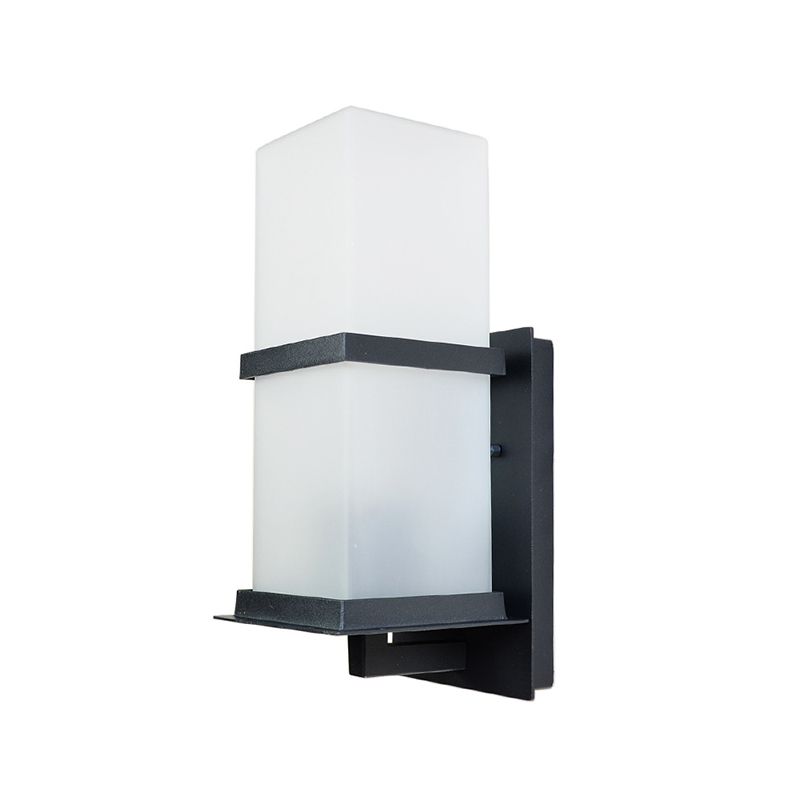 Moderne Aluminium -Wandleuchte Geometrieform 1 Lichtwandleuchten mit Glas für draußen