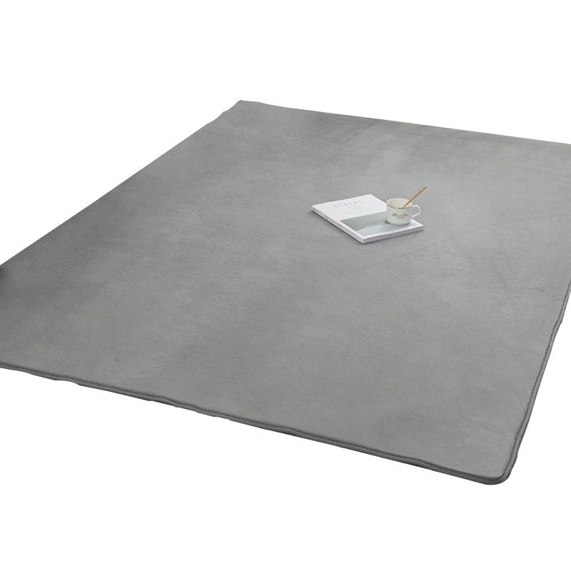 Tapis moderne multimoral moderne Coton Coton Plain Indoor Tapis de support antidérapant Easy Care pour chambre