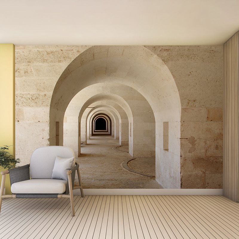 Space Extension Wallpaper Mural Water Resistant Modern Living Room Wall Art