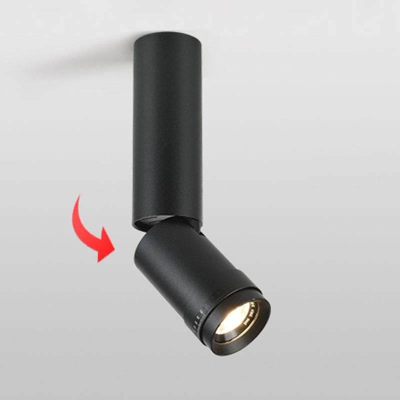 Neuartiges nordisches Röhrenstrahler-Aluminium-Wohnzimmer-LED-Downlight zur Unterputzmontage mit Fokusgetriebe