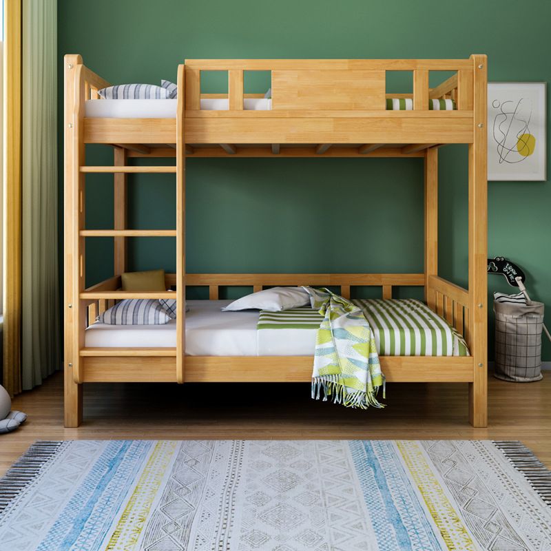 Mid-Century Modern Headboard Bunk Bed Footboard Bed With Custom Legs