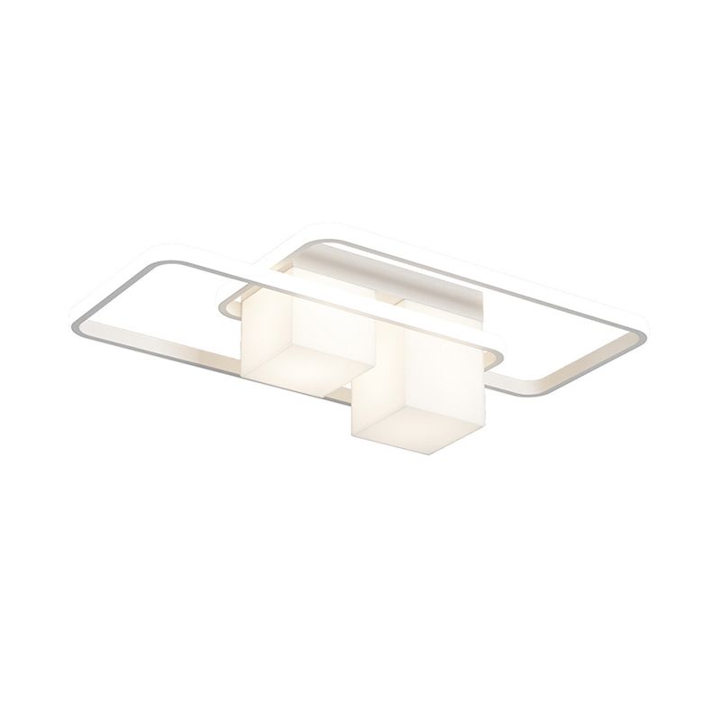 Modern Ceiling Lighting Metal and Acrylic Flush Mount Fixture for Bedroom