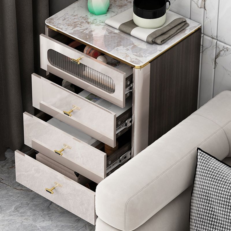 15.6-inch Width Glam Storage Chest Dresser Manufactured Wood Dresser