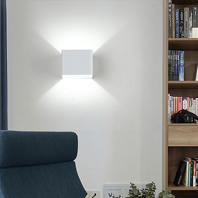 Metall Quadratleuchte LED -LED -Wandleuchte minimalistische LED -Wandleuchte