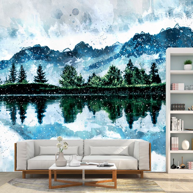 Landscape Painting Mural Wallpaper Illustration Indoor Wall Mural