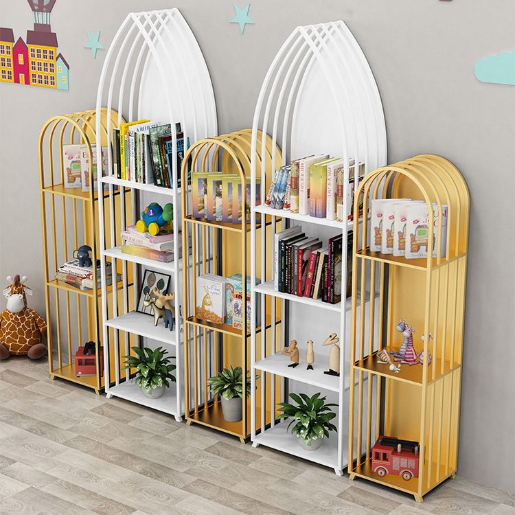 Libreria in stile scandinavo libreria chiusa per la casa di studio della casa d'ufficio