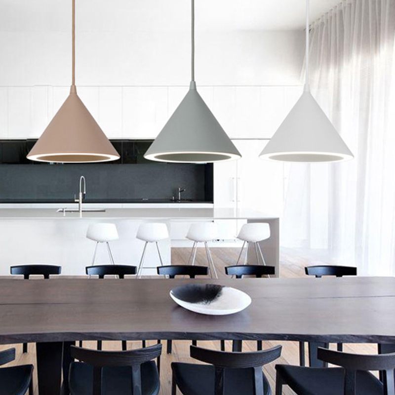 1 Light Cone sospeso a sospensione Modern Macaron in stile Macaron Impiccagione per il ristorante