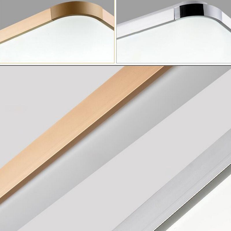 Plafonnier LED en aluminium de style moderne, plafonnier de salon avec 1 lumière