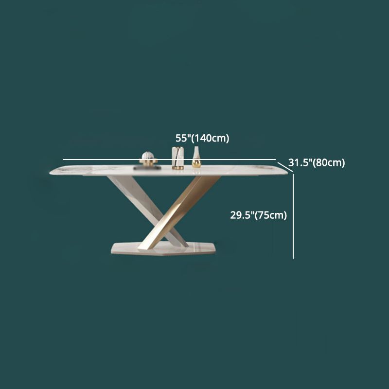 Glam Style Sintered Stone Dining Set 1/4/5/7/9 Pieces Dining Set