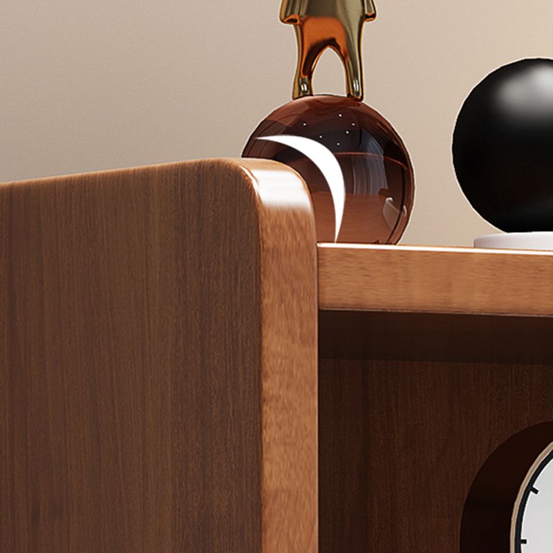 Modern Solid Wood Bookshelf Bookcase Closed Back for Living Room 9.5"W X 39.5"