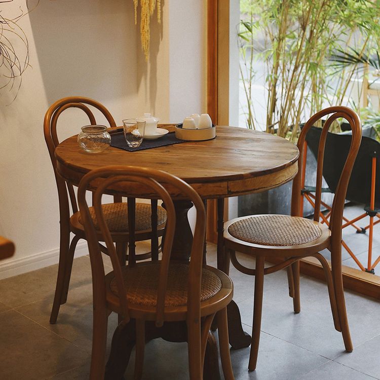 Eigentijdse stijl massieve houten stoel Windsor achterzijde keuken eetstoelen