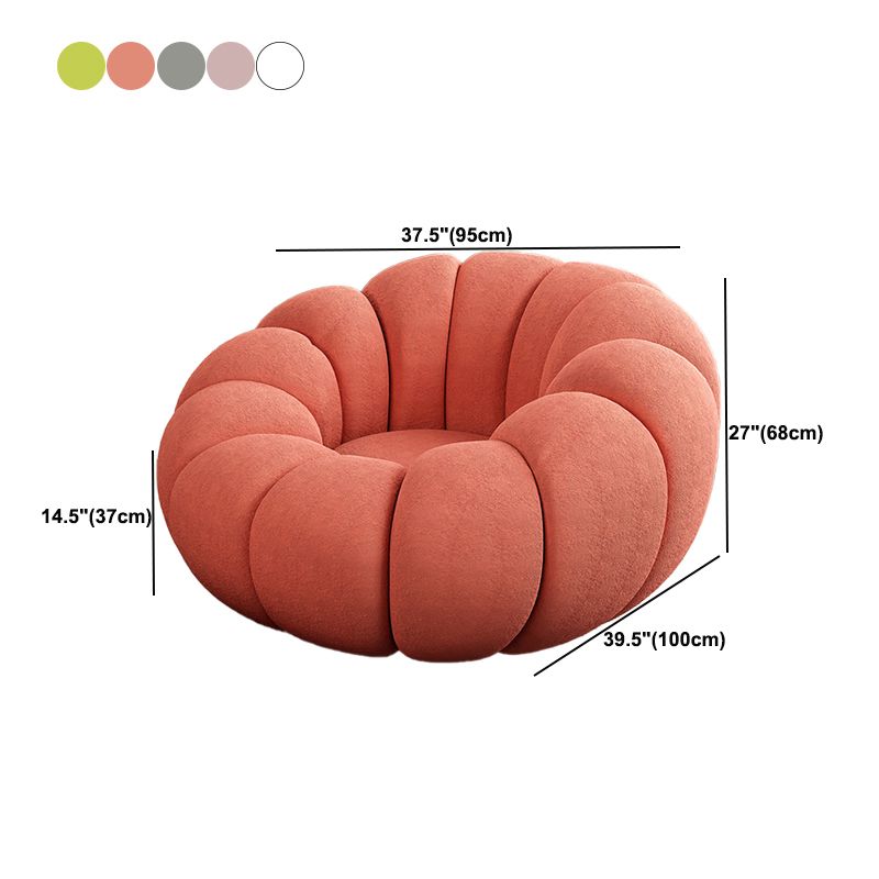 Contemporary Swivel Armless Cushion Back Living Room Parsons Chair