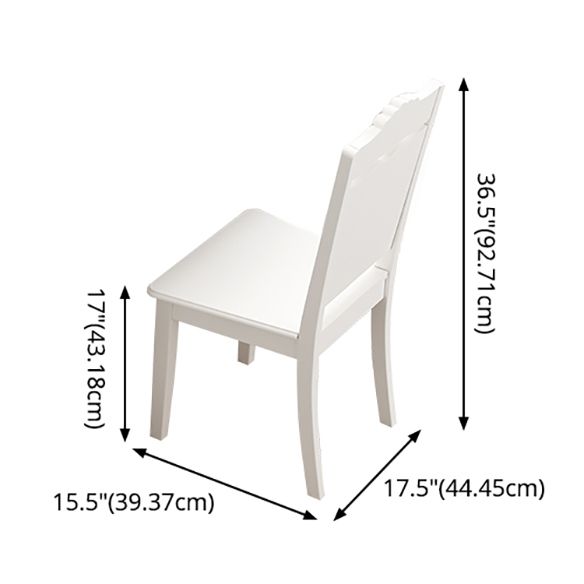 Contemporary Sintered Stone Kitchen Dining Set White Standard Dining Set with 4 Legs Base