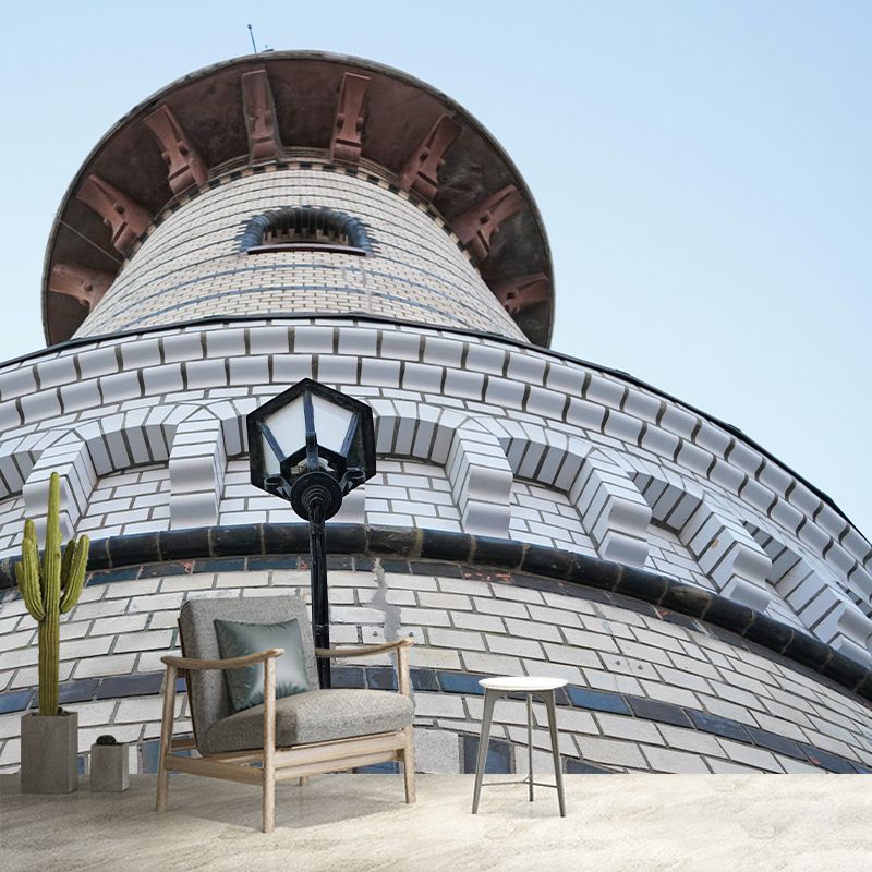 Buildings Wall Mural Horizontal Photography Eco-friendly Wall Covering for Bedroom