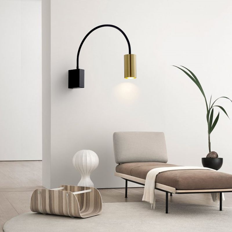 Halbzylindermetall -Lesen Wandbeleuchtung moderne Einleuchtwandbeleuchtung