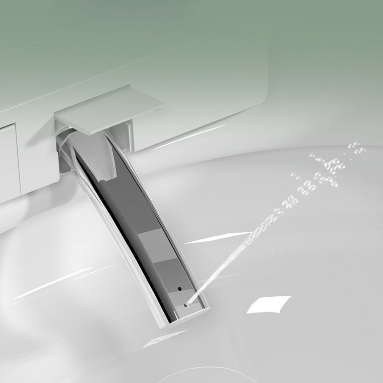 Modern Flush Toilet One Piece Toilet Floor Mounted ABS Siphon Jet Urine Toilet