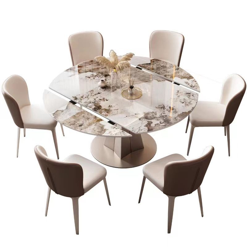 Sintered Stone Top Room Table Glam Dining Table for Dining Room