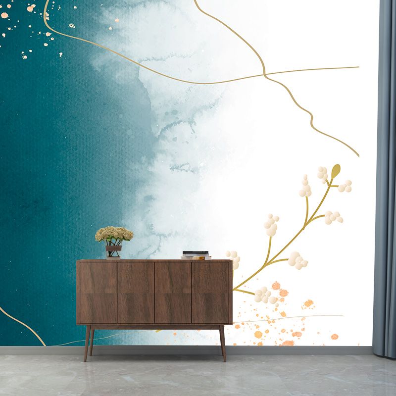 Modern Style Illustration Mural Wallpaper Minimalism Sitting Room Wall Mural