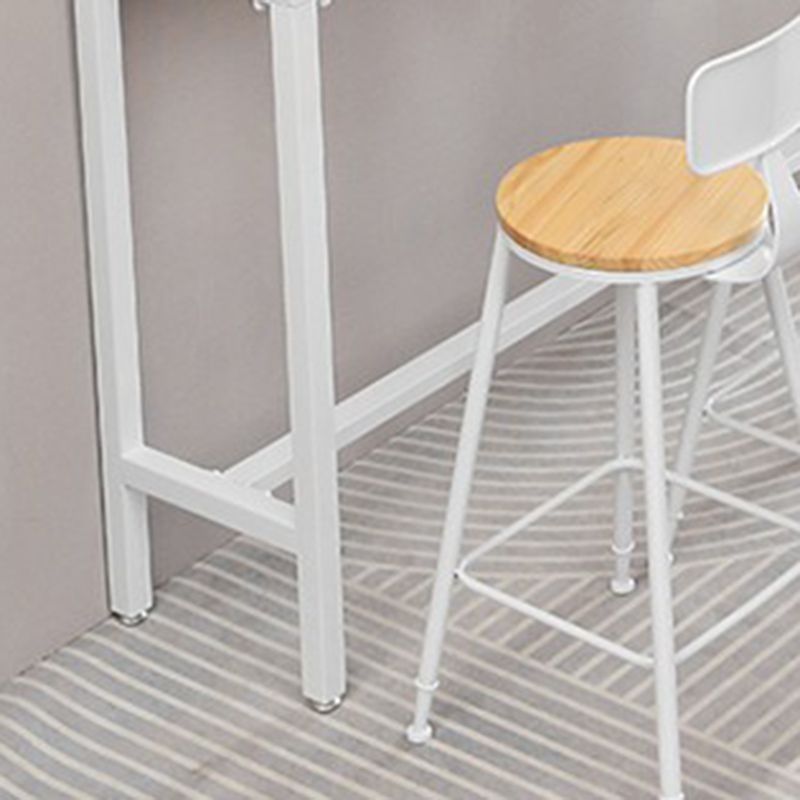 Modern Style Rectangle Wood Bar Table 1/5/9 Pieces Bar Table Set for Kitchen