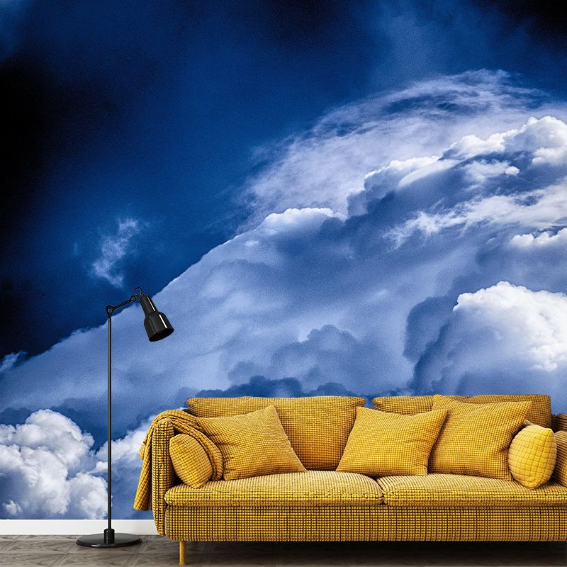 Photography Clouds Landscapes Mural Eco-friendly Wallpaper for Decoration