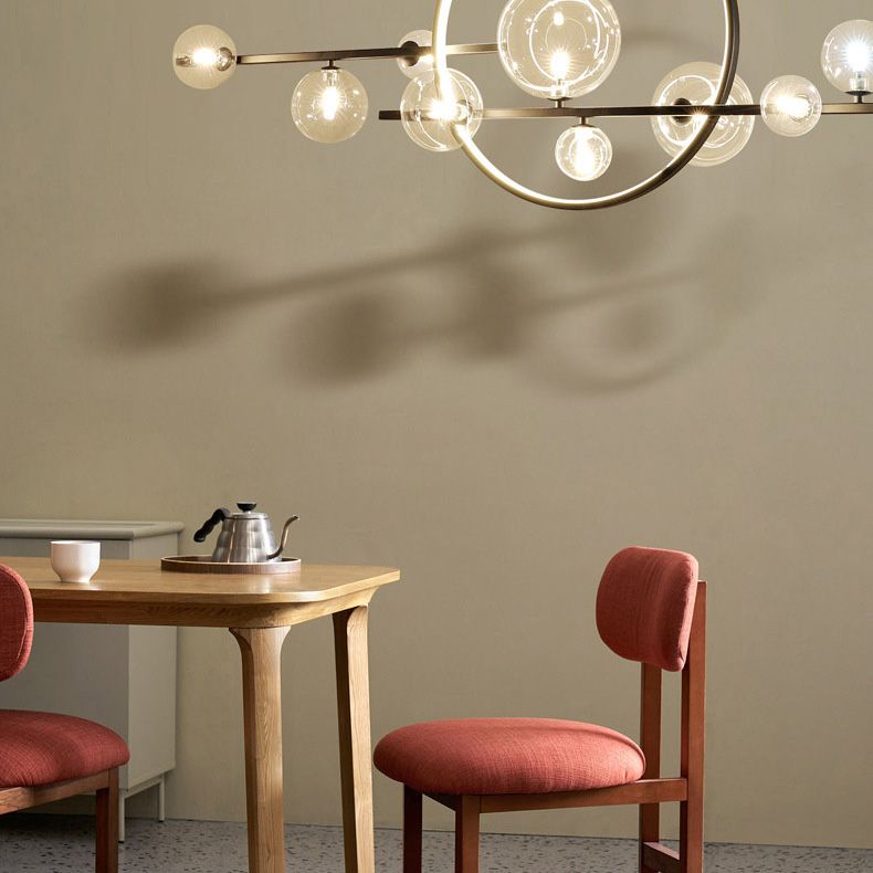 Luci a sospensione dell'isola Globe Modern Metallic lampadario Fidurs di illuminazione per il ristorante