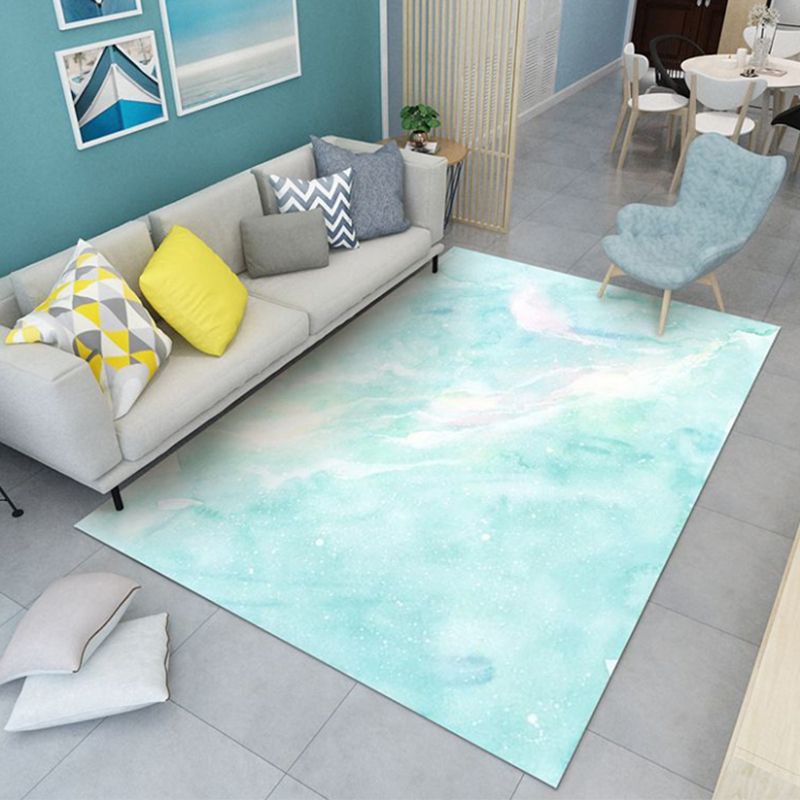 Black Modern Carpet Polyester Hexagonal Carpet Non-Slip Backing Carpet for Home Decor