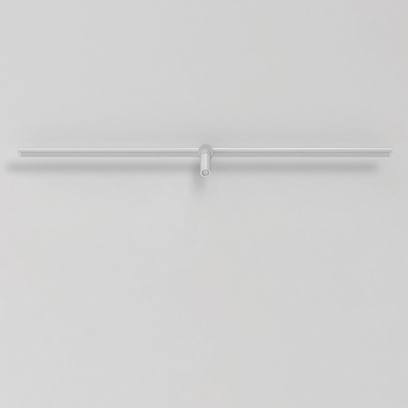 Moderne minimalistische stijl lineaire ijdelheid muur verlichting armaturen metaal 2 lichten ijdelheid lamp voor woonkamer