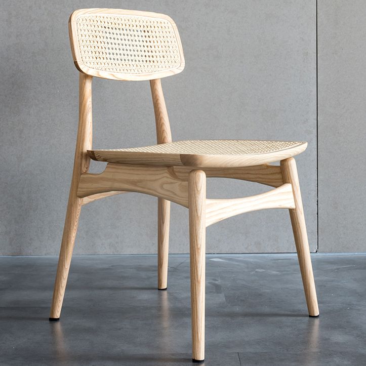 Solid Wood Side Chair Glam Style Indoor Dining Chair (Set of 2)