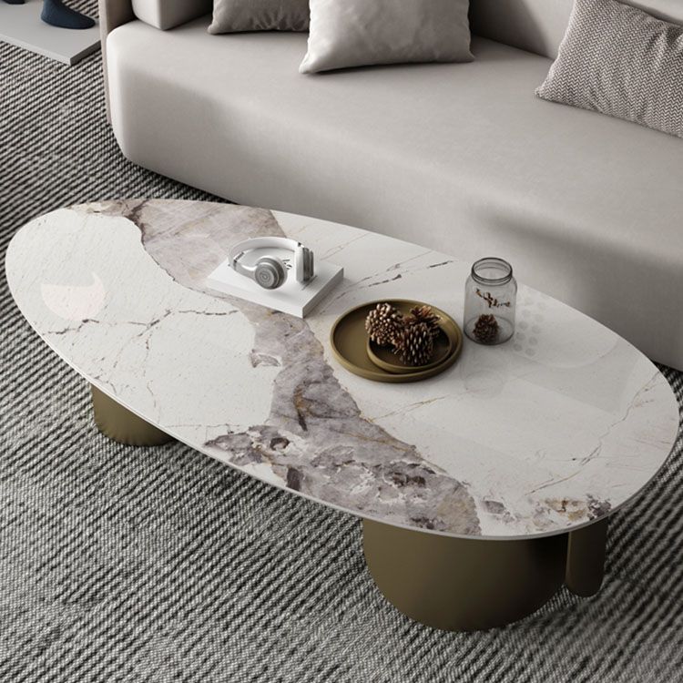Abstract Coffee Table Slate Top Geometric Coffee Coffee or End Table