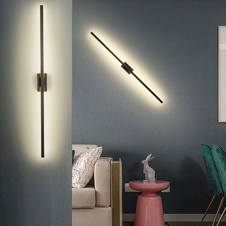 Linear Vanity Wall Lights Modern Simplicity Aluminium Wall Sconce for Bathroom