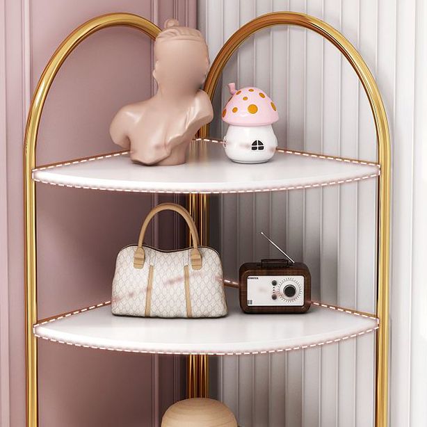 Modern Metal Shelf Bookcase Open Shelf Book Shelf for Living Room