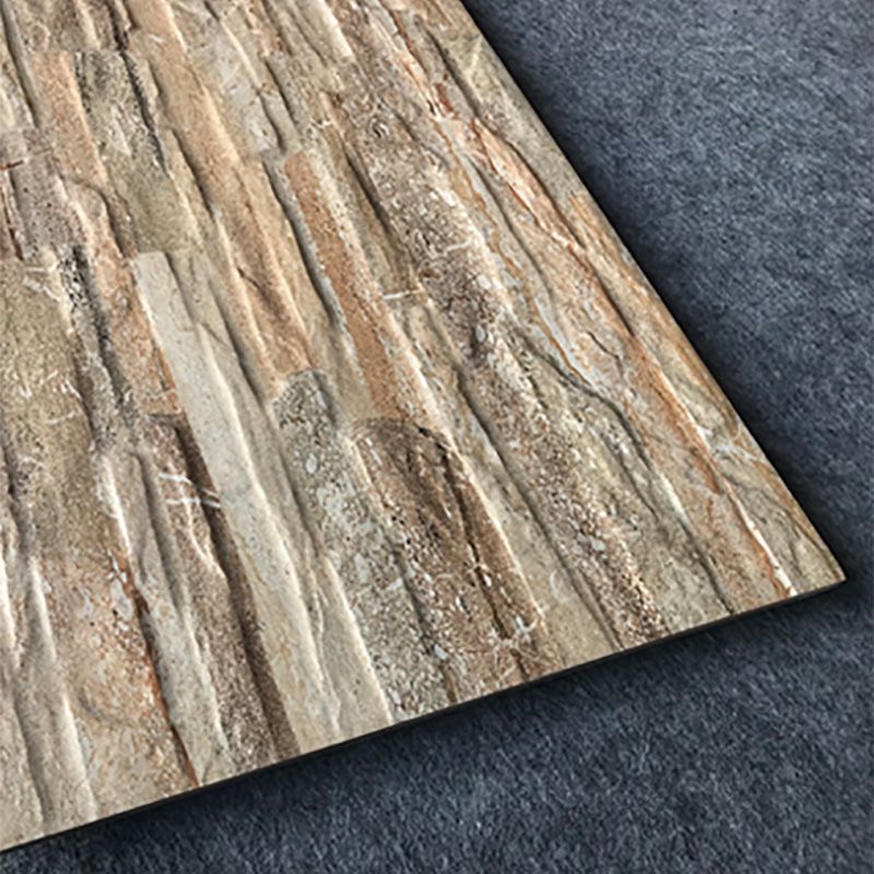 Modern Style Wall Tile Stacked Stone Texture Straight Edge Rectangle Waterproof Wall Tile
