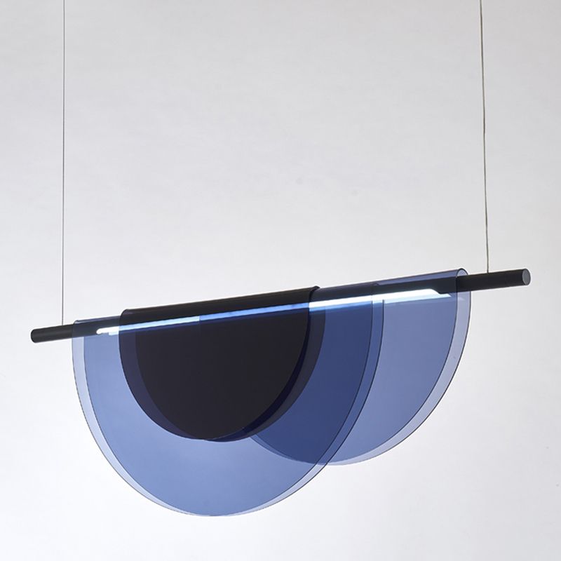 Moderner Stil Linearer Anhänger Licht Acryl 1 Licht Anhängerleuchte