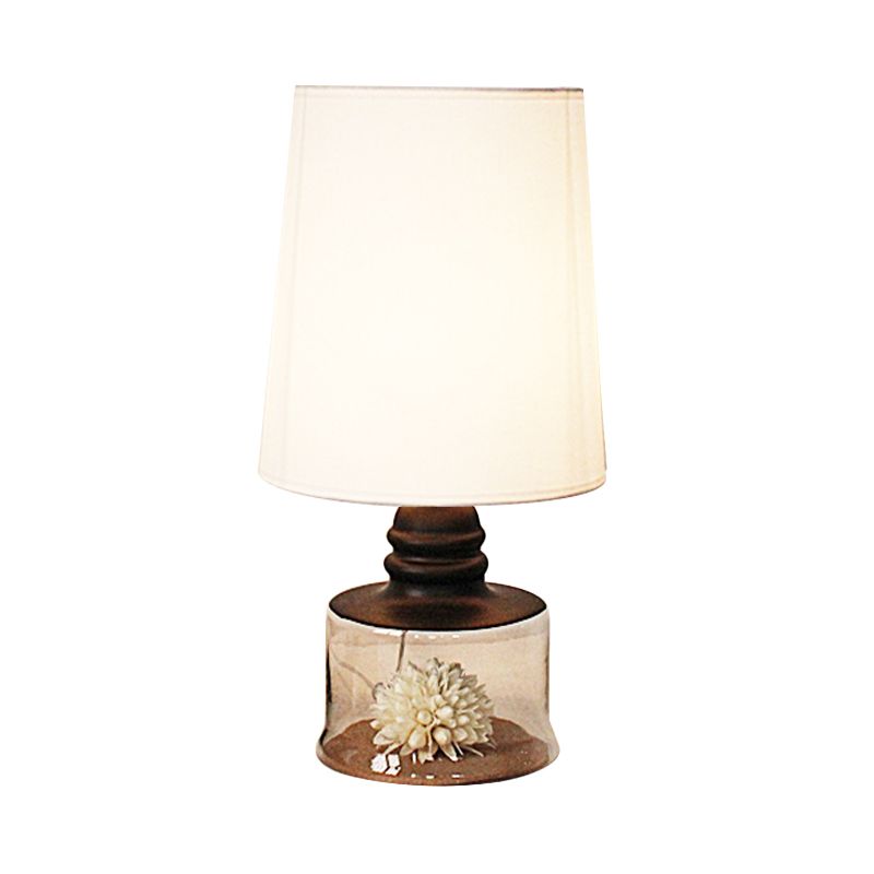 Luce pastorale del tavolo da ristorante in barilotto in tessuto pastorale a 1 tea